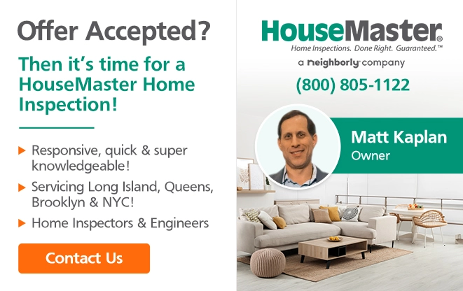 HouseMaster Home Inspections Serving Long Island, Brooklyn And Queens Owner Matt Kaplan.